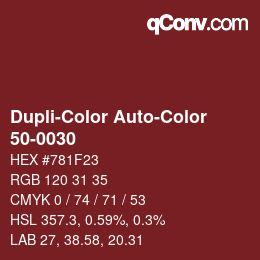 カラーコード: Dupli-Color Auto-Color - 50-0030 | qconv.com