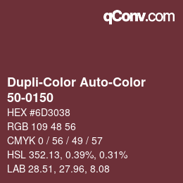 Color code: Dupli-Color Auto-Color - 50-0150 | qconv.com