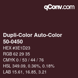 カラーコード: Dupli-Color Auto-Color - 50-0450 | qconv.com