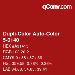 Farbcode: Dupli-Color Auto-Color - 5-0140 | qconv.com