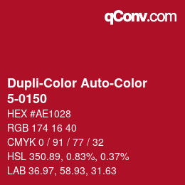 カラーコード: Dupli-Color Auto-Color - 5-0150 | qconv.com