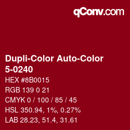 Farbcode: Dupli-Color Auto-Color - 5-0240 | qconv.com