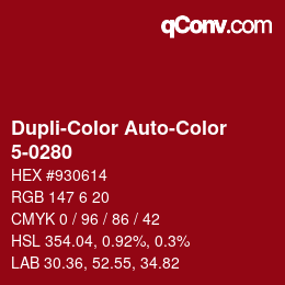 カラーコード: Dupli-Color Auto-Color - 5-0280 | qconv.com