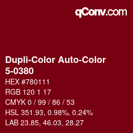 カラーコード: Dupli-Color Auto-Color - 5-0380 | qconv.com