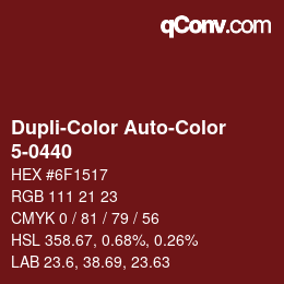 カラーコード: Dupli-Color Auto-Color - 5-0440 | qconv.com