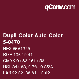 カラーコード: Dupli-Color Auto-Color - 5-0470 | qconv.com