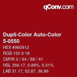 カラーコード: Dupli-Color Auto-Color - 5-0550 | qconv.com
