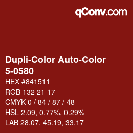 Farbcode: Dupli-Color Auto-Color - 5-0580 | qconv.com