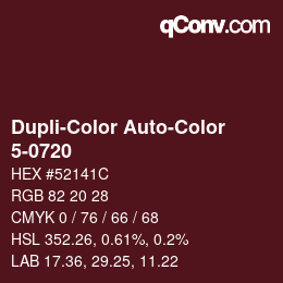 Farbcode: Dupli-Color Auto-Color - 5-0720 | qconv.com