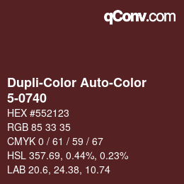 カラーコード: Dupli-Color Auto-Color - 5-0740 | qconv.com
