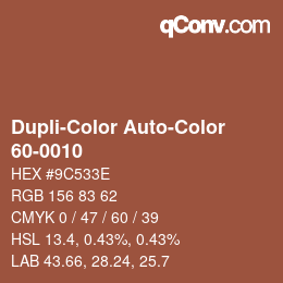 Farbcode: Dupli-Color Auto-Color - 60-0010 | qconv.com