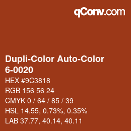 Farbcode: Dupli-Color Auto-Color - 6-0020 | qconv.com