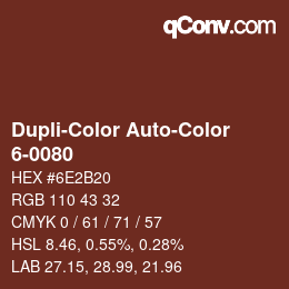 Farbcode: Dupli-Color Auto-Color - 6-0080 | qconv.com