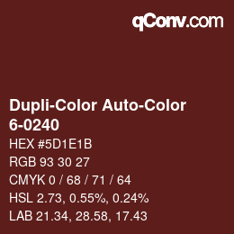 カラーコード: Dupli-Color Auto-Color - 6-0240 | qconv.com