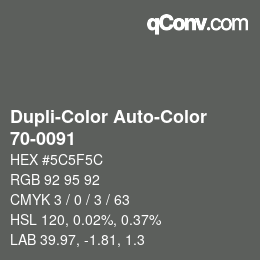 Farbcode: Dupli-Color Auto-Color - 70-0091 | qconv.com