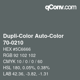 Farbcode: Dupli-Color Auto-Color - 70-0210 | qconv.com