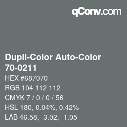 Farbcode: Dupli-Color Auto-Color - 70-0211 | qconv.com