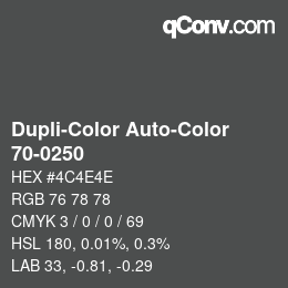 Farbcode: Dupli-Color Auto-Color - 70-0250 | qconv.com