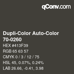 Farbcode: Dupli-Color Auto-Color - 70-0260 | qconv.com