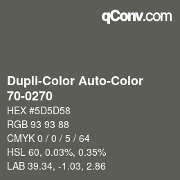 Farbcode: Dupli-Color Auto-Color - 70-0270 | qconv.com
