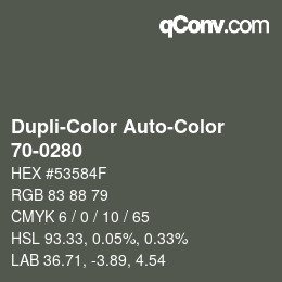 Farbcode: Dupli-Color Auto-Color - 70-0280 | qconv.com