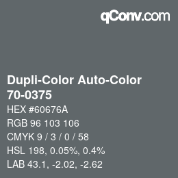 Farbcode: Dupli-Color Auto-Color - 70-0375 | qconv.com