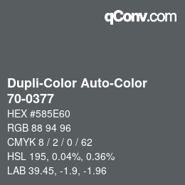 Farbcode: Dupli-Color Auto-Color - 70-0377 | qconv.com
