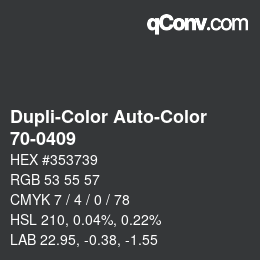 Farbcode: Dupli-Color Auto-Color - 70-0409 | qconv.com