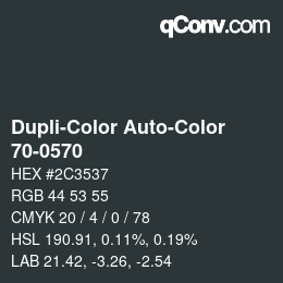 Farbcode: Dupli-Color Auto-Color - 70-0570 | qconv.com