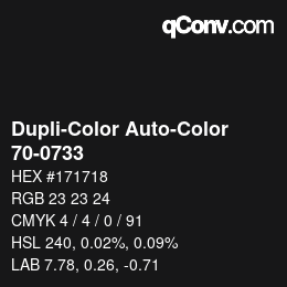 カラーコード: Dupli-Color Auto-Color - 70-0733 | qconv.com