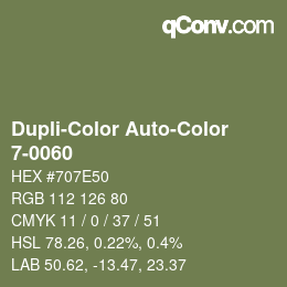Farbcode: Dupli-Color Auto-Color - 7-0060 | qconv.com
