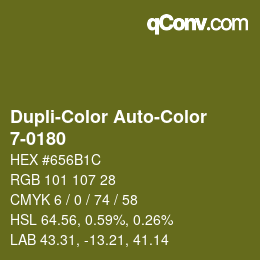 カラーコード: Dupli-Color Auto-Color - 7-0180 | qconv.com