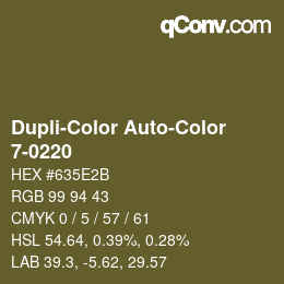 Farbcode: Dupli-Color Auto-Color - 7-0220 | qconv.com