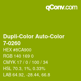 Farbcode: Dupli-Color Auto-Color - 7-0260 | qconv.com