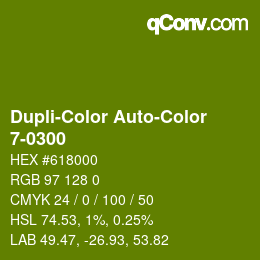 Farbcode: Dupli-Color Auto-Color - 7-0300 | qconv.com