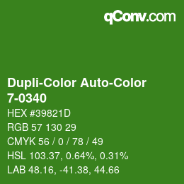 カラーコード: Dupli-Color Auto-Color - 7-0340 | qconv.com