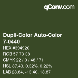 Farbcode: Dupli-Color Auto-Color - 7-0440 | qconv.com
