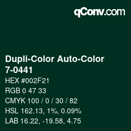 Farbcode: Dupli-Color Auto-Color - 7-0441 | qconv.com