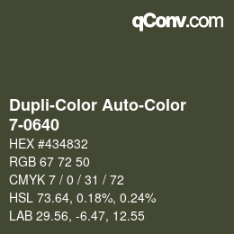 カラーコード: Dupli-Color Auto-Color - 7-0640 | qconv.com