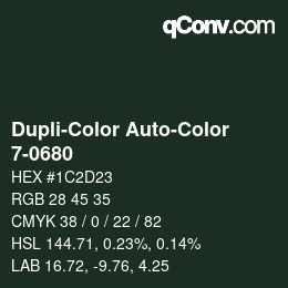 カラーコード: Dupli-Color Auto-Color - 7-0680 | qconv.com