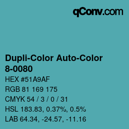 Color code: Dupli-Color Auto-Color - 8-0080 | qconv.com