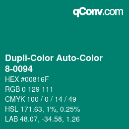 Farbcode: Dupli-Color Auto-Color - 8-0094 | qconv.com