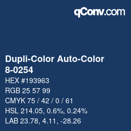 Farbcode: Dupli-Color Auto-Color - 8-0254 | qconv.com