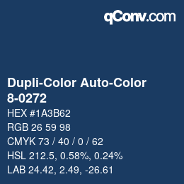 Color code: Dupli-Color Auto-Color - 8-0272 | qconv.com