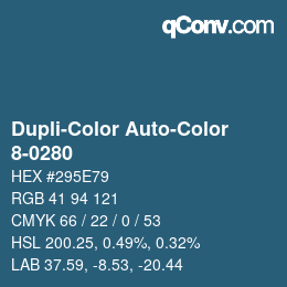 Farbcode: Dupli-Color Auto-Color - 8-0280 | qconv.com
