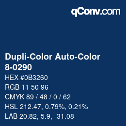 カラーコード: Dupli-Color Auto-Color - 8-0290 | qconv.com