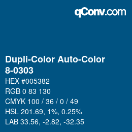 Color code: Dupli-Color Auto-Color - 8-0303 | qconv.com