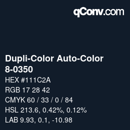 カラーコード: Dupli-Color Auto-Color - 8-0350 | qconv.com