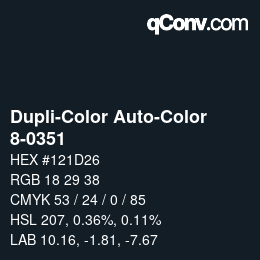 Color code: Dupli-Color Auto-Color - 8-0351 | qconv.com