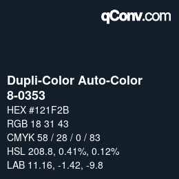 カラーコード: Dupli-Color Auto-Color - 8-0353 | qconv.com